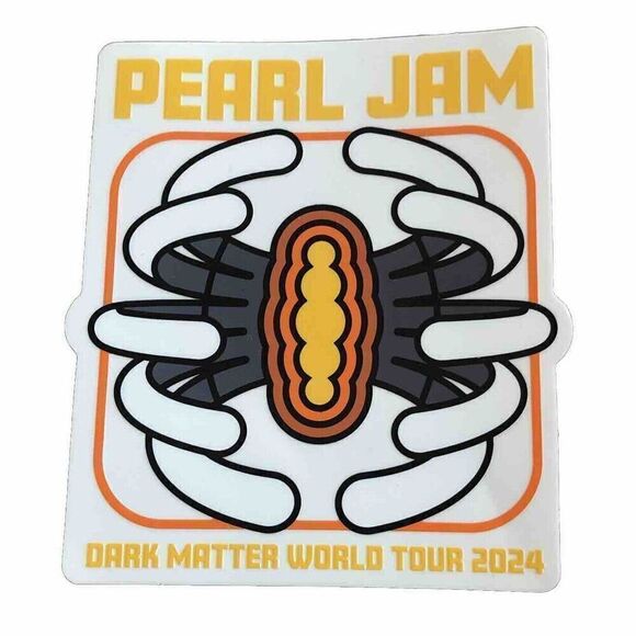 PEARL JAM Dark Matter Tour 2024 Official STICKER - Ribcage Retro - Picture 1 of 5